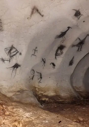 simbolos en la cueva pomier