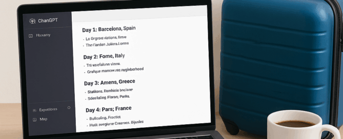 Cómo crear un itinerario personalizado en segundos con ChatGPT (Plantilla Gratis)