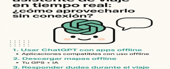 ChatGPT como tu asistente de viaje en tiempo real: ¿cómo aprovecharlo sin conexión?